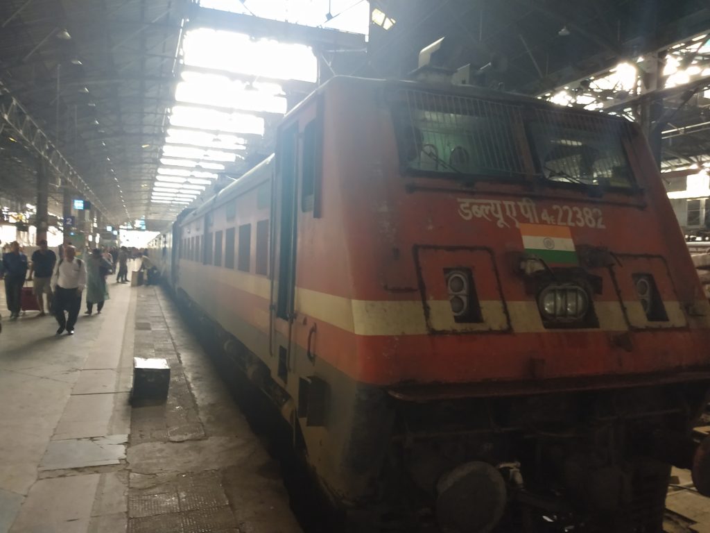 Train en Inde
